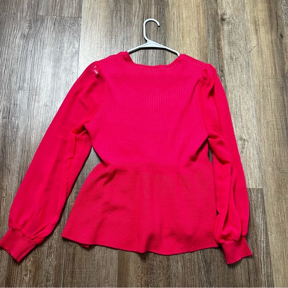 89th Madison Pink Sweater - Picture 3 of 3